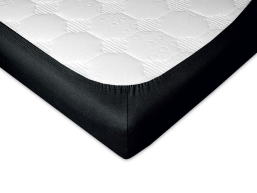 Dětské jersey prostěradlo 70x160 EXCLUSIVE černé