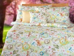 Luxusní povlečení bavlněný satén 70x90, 140x200 GEON Jaro