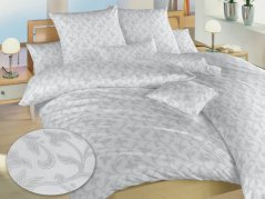 Luxusní damaškové povlečení Rokoko šedé 2x 70x90, 220x200