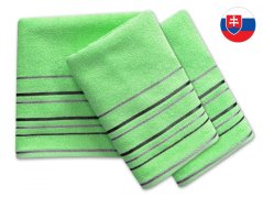 Froté osuška 70x140 ZARA PRUH hrášková 450g