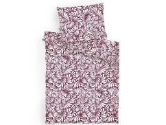 Bavlněné povlečení 140x200, 70x90 KOMFORT Iluze bordó