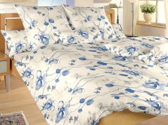 Povlak na polštář 50x70 flanel Bloom elegance banán