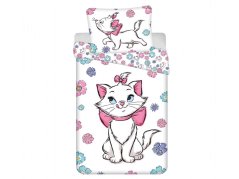 Dětské bavlněné povlečení Marie Cat Floral 70x90, 140x200