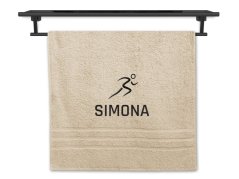 Osuška se jménem NA PŘÁNÍ krémová 70x140 Běžec