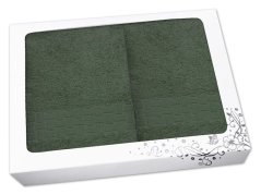 Dárková sada ručníku a osušky NORA Ratanika khaki