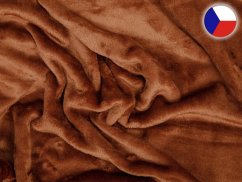 Luxusní mikroplyšová deka ME UNI SLEEP 150x200 Tmavě čokoládová 300g