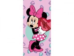 Dětská osuška Minnie pink 70x140