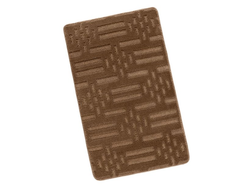 Koupelnová předložka 60x100 Čárky hnědé