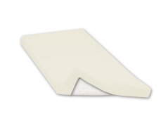 Bavlněné prostěradlo s gumou 120x200 Smetanové na vysokou matraci