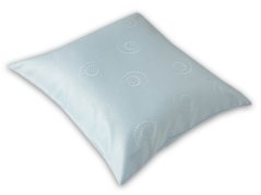 Damaškový povlak na polštář 70x90 EXCELLENT TENCEL Dotek perly světle modrá