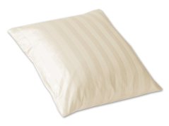 Povlak na polštář 70x90 Atlas grádl proužek 2 cm Smetanový
