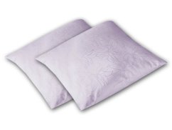 Damaškový dekorační polštářek 40x40 EXCELLENT GEON Tulipánová linie lila