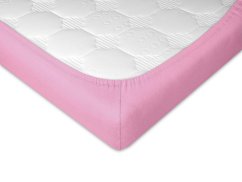 Jersey prostěradlo 90x200 EXCLUSIVE starorůžové