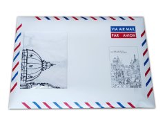 Bavlněné utěrky v dárkové obálce 50x70 Praha S 3ks