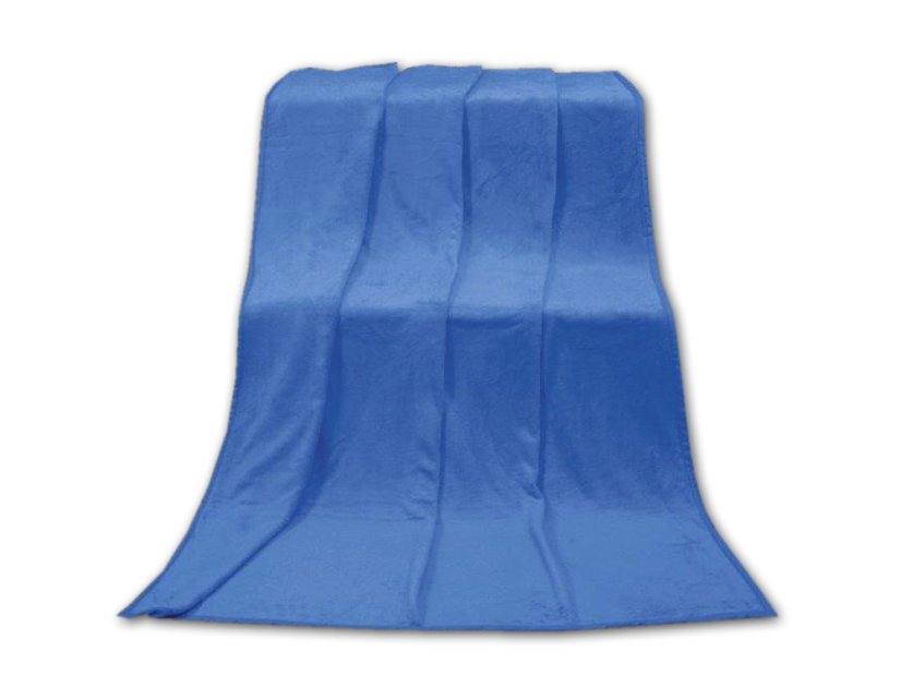 Luxusní deka mikroplyš 200x230 Modrá 400g
