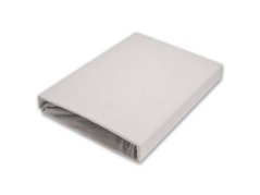 Jersey prostěradlo na vysokou matraci 80x200 EXTRA Světle šedé