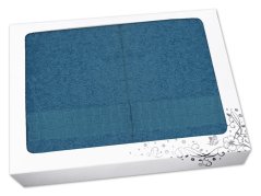 Dárková sada ručníku a osušky NORA Ratanika petrolej