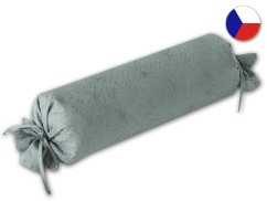 Luxusní dekorační povlak na polštář válec 15x35 EXCELLENT STAR Nordia šedotyrkys