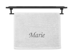 Malý ručník se jménem NA PŘÁNÍ 30x50 Viola bílá