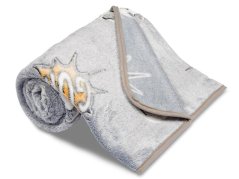 Dětská svítící deka mikroplyš 290g SLEEP WELL 100x150 Fotbal