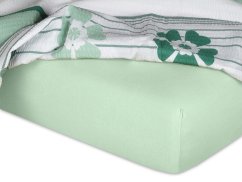 Jersey prostěradlo 90x200 EXCLUSIVE mentol