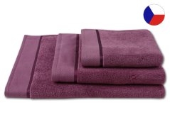 Froté ručník z mikrobavlny STAR 450g tmavě fialový 50x100