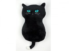 Plyšák - polštářek Kočka černá 50 cm