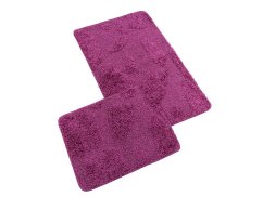 Koupelnové předložky set 2 ks Silver fuchsiová