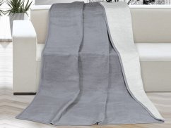 Deka KIRA PLUS světle šedá/tmavě šedá 450g 150x200