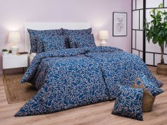 Krepové povlečení KOMFORT Sorat tmavě modrý 2x 70x90, 240x200