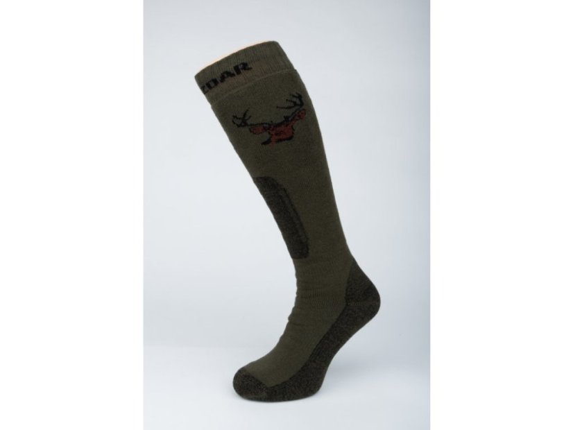 THERMO myslivecké podkolenky 43/45 Jelen