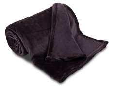 Luxusní mikroplyšová deka ME UNI SLEEP 150x200 Antracit 300g