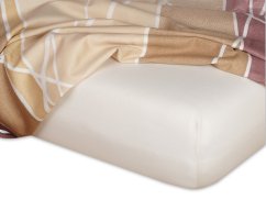 Jersey prostěradlo 90x200 EXCLUSIVE banánové