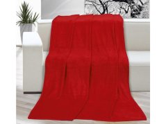 Luxusní deka mikroplyš 200x230 Červená 400g