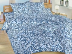 Bavlněné prodloužené povlečení 140x220, 70x90 KOMFORT Iluze světle modrá