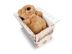 Můj první medvídek v kolébce - kouzelné maliny 