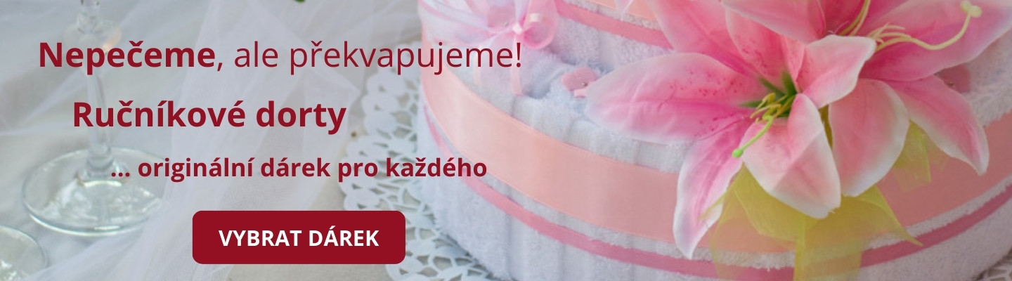 Dorty z ručníků.