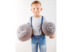 Dětský plyšák Tuleň šedý 55 cm