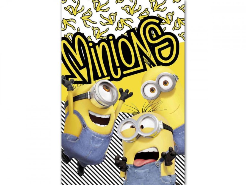 Dětská deka fleecová 100x150 Mimoni 2 Banana 180g