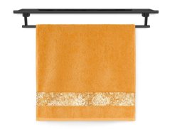 Froté ručník 50x100 NORA TISK 450g Zámecká elegance oranžová
