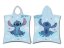 Dětské froté pončo/osuška Lilo a Stitch blue