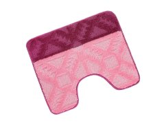 Předložka na WC Geometrie růžová 60x50