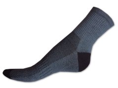 Antibakteriální ponožky nízké 43/45 Sport šedé