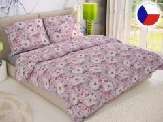 Povlečení krep KOMFORT Ester šedá 2x 70x90, 240x200