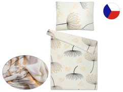 Povlečení mikroflanel 140x200, 70x90 Byliny měšíční třpyt