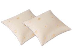 Damaškový povlak na polštář 50x70 EXCELLENT SOPHIA Malé hvězdičky zlaté