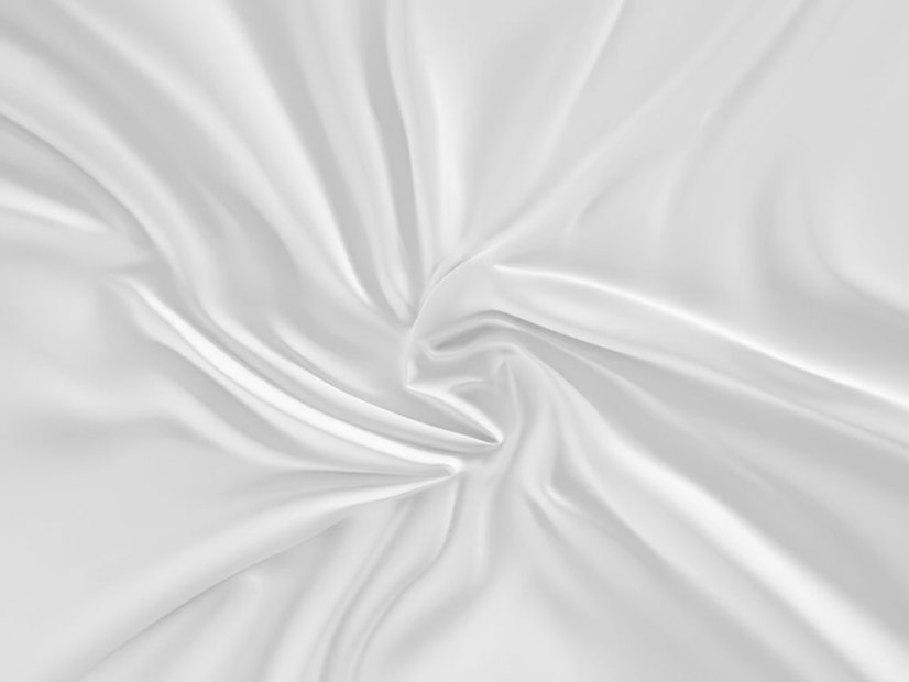 Luxusní saténové prostěradlo 90x200 bílé