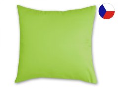 Jednobarevný povlak na polštář bavlněný 50x50 KOMFORT světle zelený