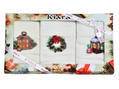 Vánoční dárková sada utěrek Lucerny mix 3ks
