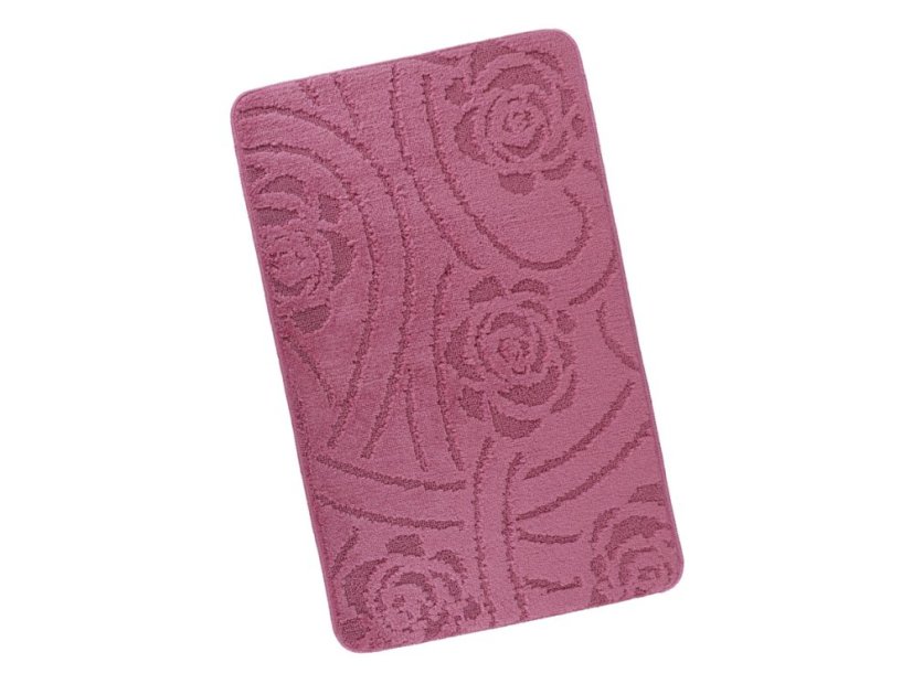 Koupelnová předložka 60x100 Růže lila